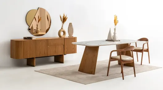 Product img 2, Delta Meşe Yemek Odası Takımı